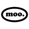 CafePress Moo Sticker Oval Car Bumper Sticker