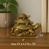 Feng Shui Three TiersTortoise (Three Generations Turtle) Statue Home Decor for Healthy Longevity