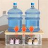 6PCS Shoe Storage Box Clear Stackable Shoe Container XL Black Shoe Rack USA Sell