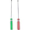 2 Pieces Long Screwdriver Set, Magnetic Tip Screwdriver Flat Head Screwdriver an