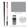 ATOMUS Brow Mapping String Set with 10g White Brow Paste 30m White Brow Mapping Thread 2pcs Eyebrow Brush for Microblading Lip Tool Accessories