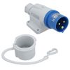 AB Tools 230v Mains 16A Surface Mount Inlet Socket Caravan Motorhome Trailer Hook Up