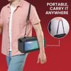 Pyle Wireless Portable Bluetooth Boombox Speaker - Built-in Full Panel LED Light