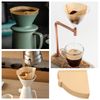 200 Pcs Unbleached Cone Filter Paper - Size 02, Compatible with Coffee Dripper & Pour Over Maker - 1-4 Cups