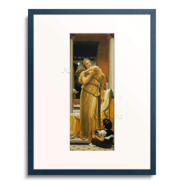 Leighton, Frederic,1830-1896 「The Bracelet.」 額装アート作品