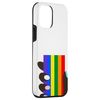 iPhone 12 mini Black Hand Nail Trans Pride Color Rainbow Flag Smartphone Case
