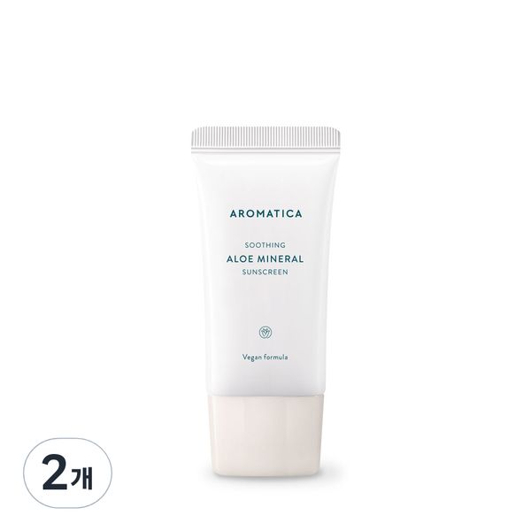 Aromatica Soothing Aloe Mineral Sunscreen SPF50+ PA++++