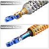 F FIERCE CYCLE Pair 5cm Motorcycle Shock Absorber Height Extension Extender Blue