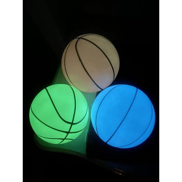 Toys+ Glow Balls! Glow in The Dark Mini Basketball (3 Pack) (GBR 3 Pack)