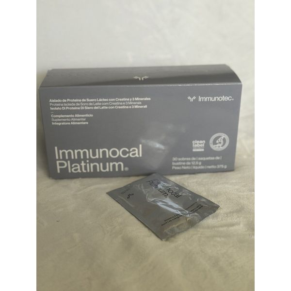 Immunocal PLATINUM, Helps Maintain Immune System 30 pouches. EXP 08/2026+