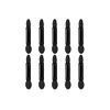 YFFSFDC 100pcs Black Eyeshadow Brush Double Sponge Tip Disposable Makeup Brush Eyeshadow Brush Makeup Tool (Black)