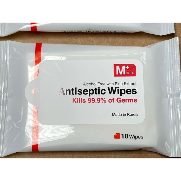1 Pack M Plus Care Multipurpose ALCOHOL FREE Hand Sanitizing Antiseptic Wipes !!