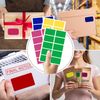 Color Coded Label Self Adhesive Rectangular Stickers Labels to Write On 5cm x 3cm, 150 Pack (Black) by Royal Green