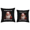 Santa's Sack Funny Christmas Throw Pillow, 18x18, Multicolor
