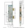 Fullex Genuine Old Type A 37mm Backset Door Lock Case Gear Box 68pz