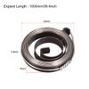 sourcing map Drill Press Return Spring, Quill Spring Feed Return Coil Spring Assembly, 3.3Ft Long, 40 x 8 x 0.8mm 2PCS