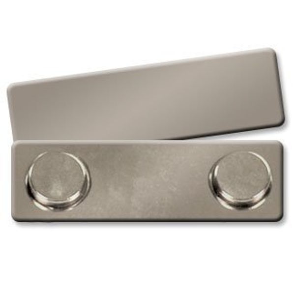Magnetic Name Badge Tag Fastener Holders Pk/10