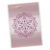 CraftStar Laghu Mandala Stencil - 18 cm Round Stencil - Craft/Card/Cake Stencil Template