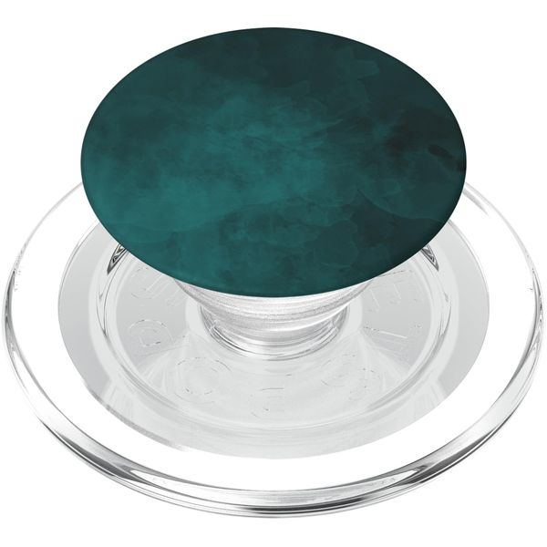 Emerald Blue Green Watercolour PopSockets PopGrip for MagSafe
