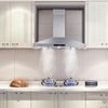 30" Wall-Mounted Range Hood Vent 450CFM 3-Speed Touch Control Stainless Steel