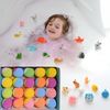 Bath Bombs for Kids with Surprise Inside for Girls Boys - 20 Pack Bath Bombs Gift Set, Handmade Bubble Bath Fizzies Spa Fizz Balls Kit for Children Birthday Christmas Easter Day Gift