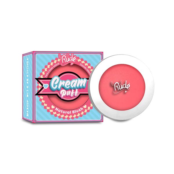 Cream Puff Natural Blush - Cake Pop by Rude Cosmetics for Women - 0.21 oz Blush