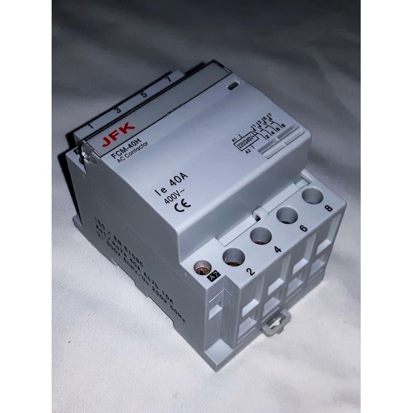 Ac Heating Lighting Modular contactor 240 Volt Coil 40 Amp 4 Pole Switching