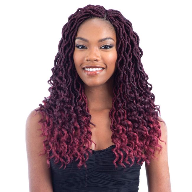 MULTI PACK DEALS! Model Model Synthetic Hair Crochet Braids Glance Goddess Loc 14" (4-PACKS, 4)