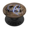 C Blue Skull Skeleton Dead Horror Initial Monogram Letter PopSockets Swappable PopGrip