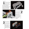 UOHGDPY DIN Rail Terminal Blocks kit,Universal Compact Wire Wiring Connector (10 pcs connectors+Article in Parallel+ Digital Identification+Screw)