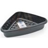 Amee houseware ltd 1 X Plastic TML Triangular Corner Sink Tidy Drainer Kitchen Storage Caddy Basket 4 Colour available (GRAPHITE)