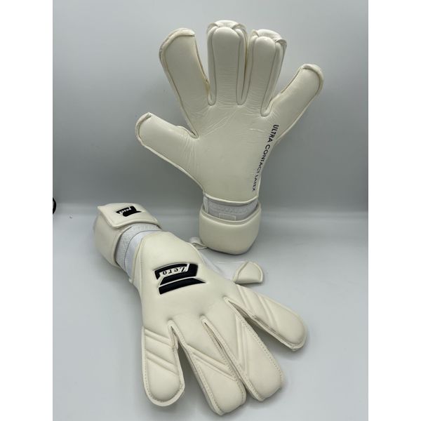 Zero FORT VENOM PRO PURE WHITE V1 Soccer Keeper Gloves (10)