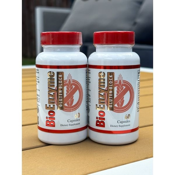 2 BioEnzyme Gluten Block Weight Control Easy Digestion Reduce Bloating Pills