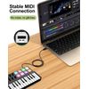 Tomatosd 6ft USB 2.0 Cable Laptop PC Cord Compatible with Zoom G3 Guitar Effect & Amp Simulator Interface