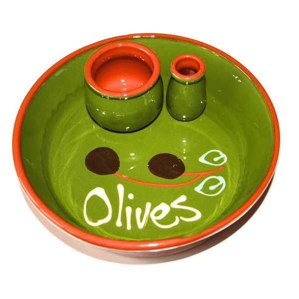 Graupera Olive Dish in Green (15cm)