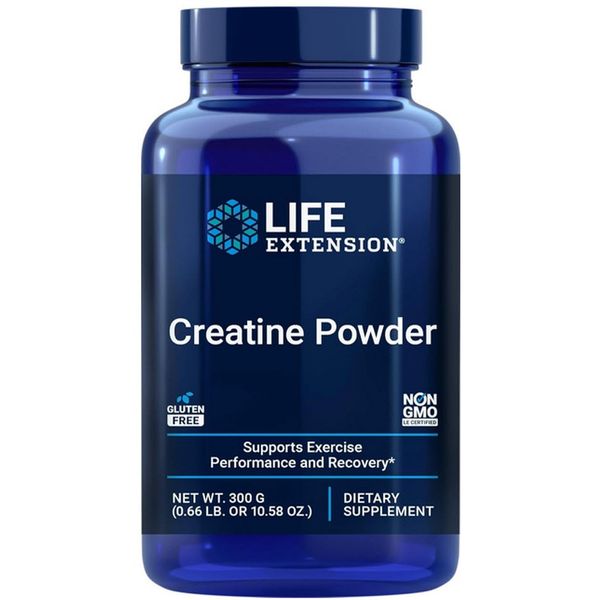 CREATINE POWDER IMPROVE PHYSICAL ENERGY 300g LIFE EXTENSION