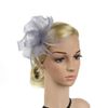 Lurrose Mini Fascinator Hair Clips with Feather Flower Feather Barrettes Hair Snap Hair Pins for Women