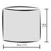 Zonda Indigo Blue Drum Lampshade (20cm Diameter Table/Standard Lamp)