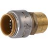 SharkBite U134LFA Pipe Connector, 3/4 in, MNPT, Brass, 200 psi Pressure