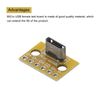 MECCANIXITY Vertical Micro USB Female Sockets Test PCB Board Adapter for Data Cable Adapters Pack of 10