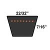 D&D JE387 Replacement Belt fits MOTORCRAFT