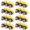 uxcell PCB Panel Mount Triple RCA Socket Female Jack Video AV Connector Red White Yellow 8Pcs
