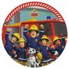 amscan 9912958 - Officially Licensed Fireman Sam Paper Party Plates - 8 Pack