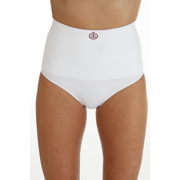 Comfizz Medium Support Briefs High Rise Waist – Women’s (L/XL, White)