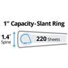 Avery Durable 3 Ring Binder, 1" Slant Rings, 1 Blue Binder (27251)