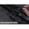 Monstrum 1 Inch Offset Picatinny Rail Mount for Flashlights with Quick Release