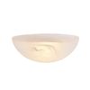 Aspen Creative 23133-11A Etched Alabaster Shade for Medium Base Socket Torchi...