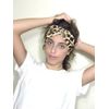 Fashband Leopard Headbands Boho Wide Headscarf Elastic Yoga Hair Bands Knot Turban Head Wraps for Women and Girls (Pack of 3)