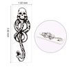 Konsait 20Sheets Dark Mark Death Eater Tattoos, Dark Mark Mamba Skull Fake temporary Tattoos for Adults Kids Halloween Cosplay/Costume Tattoo Accessories Halloween Party Favors Supplies Gift