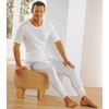 con-ta Men's 2 Pack Double Rib Long Johns, White - Double Rib